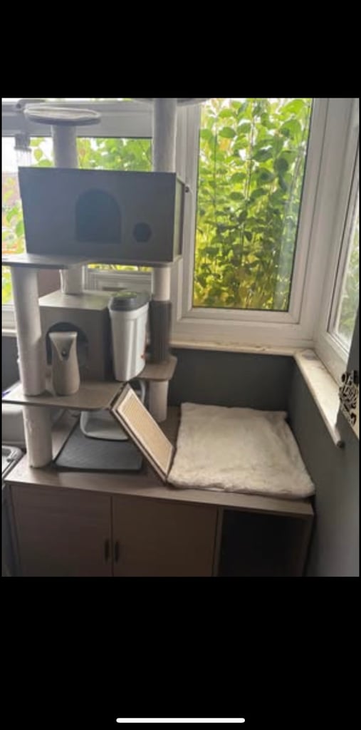 Large wooden Cat tower