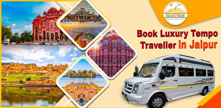 image for Tempo Traveller in Jaipur for Sightseeing & Group Tours Rajasthan Travel Operator