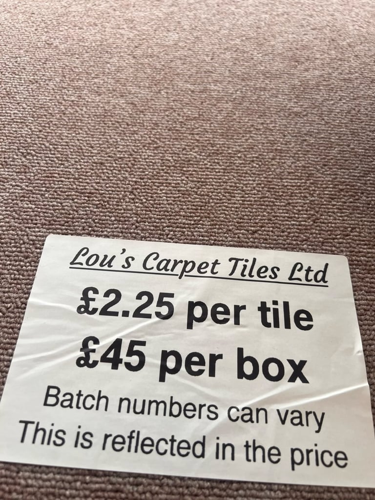 image for Brand new carpet tiles 