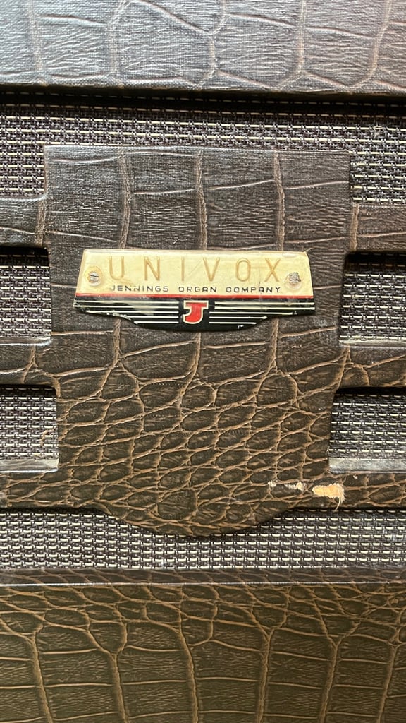 Vox Organ Jennings Univox J10 - Very rare 1950s vacuum tube synthesiser - sold as seen