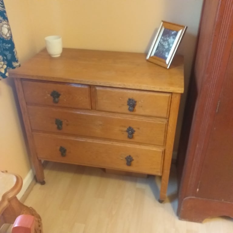 Vintage Wooden Chest of Drawers 