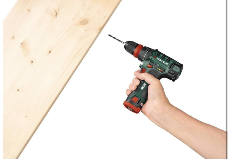 Brand New Parkside Cordless Drill 12V - Includes battery and charger and drill bits