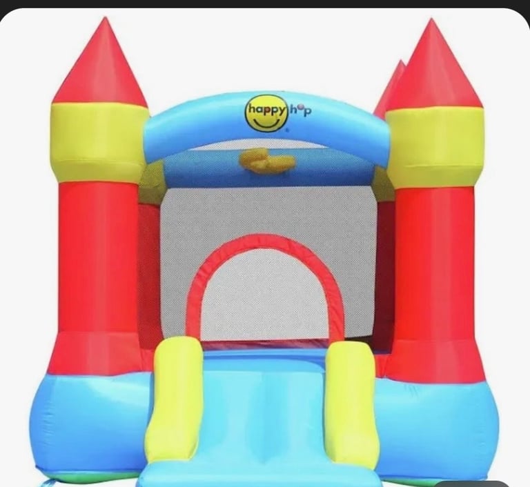 Happy hop bouncy castle