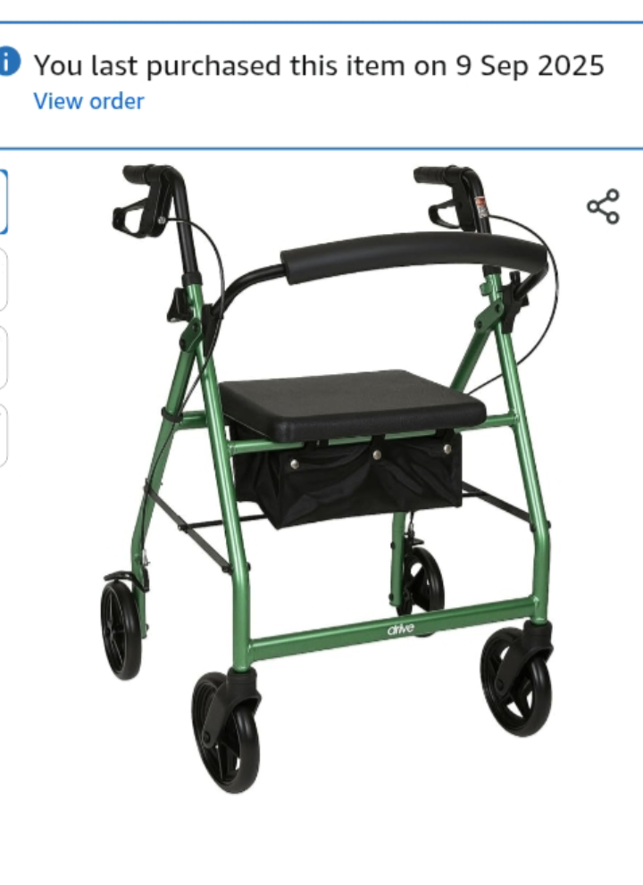 image for 4 Wheeled mobility scooter with seat 