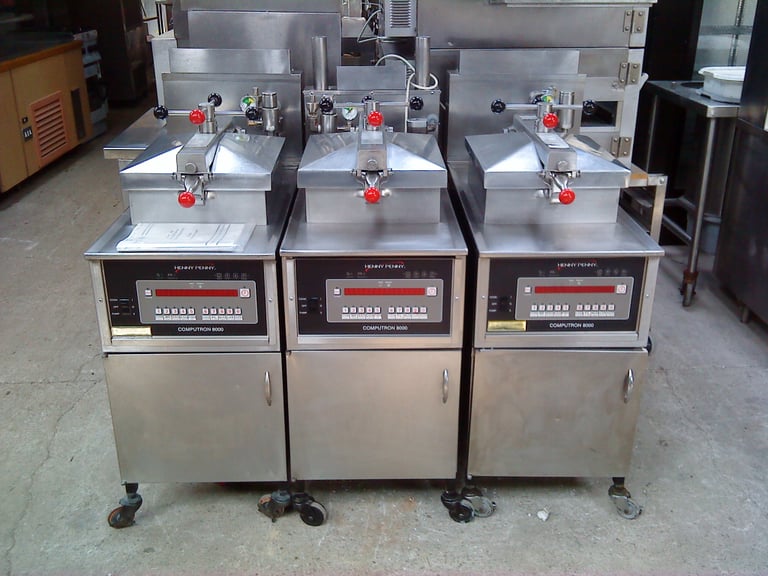 Henny Penny Chicken Pressure Fryers USA & Full Package Shop Deals FREE UK Delivery Included