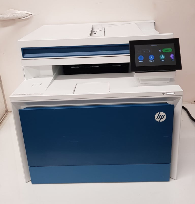 HP Color LaserJet Pro 4302dw Wireless Printer,Print,Copy,Scan, Fully Working,Black Cartridge low