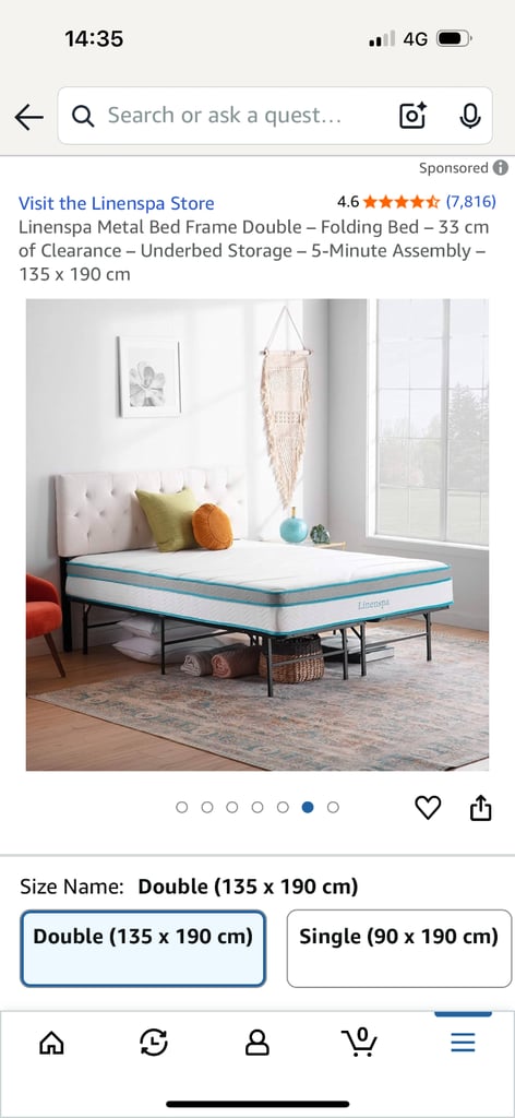 image for Double and single bed frames New
