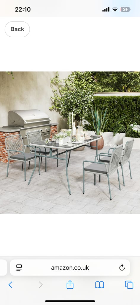 Brand new outdoor dining set