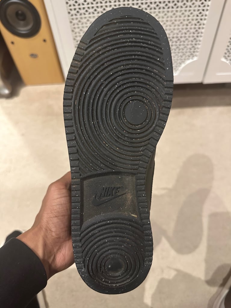 Nike Court Vision Men’s Trainers – UK 9.5 | All-Black | Good Condition | Sold Out in Stores