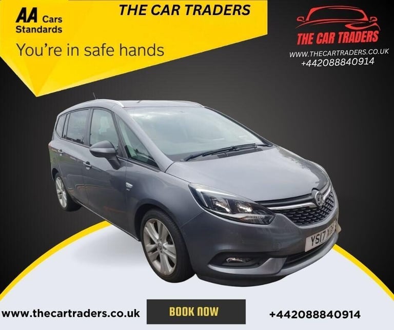 2017 Vauxhall Zafira 1.4i Turbo SRi MPV 5dr Petrol Auto Euro 6 (140 ps) MPV Petrol Automatic