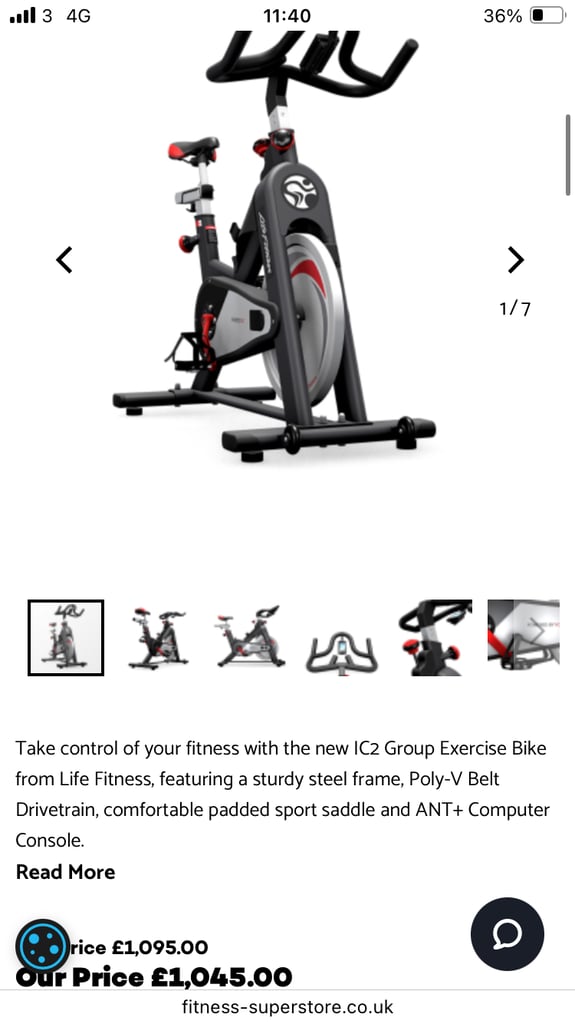 IC2 exercise bike