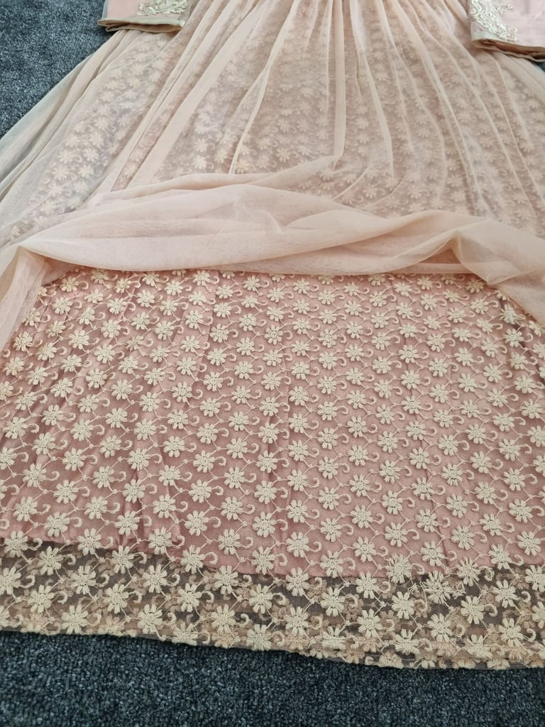 Asian Pakistani Wedding Party Long Maxi Dress New 