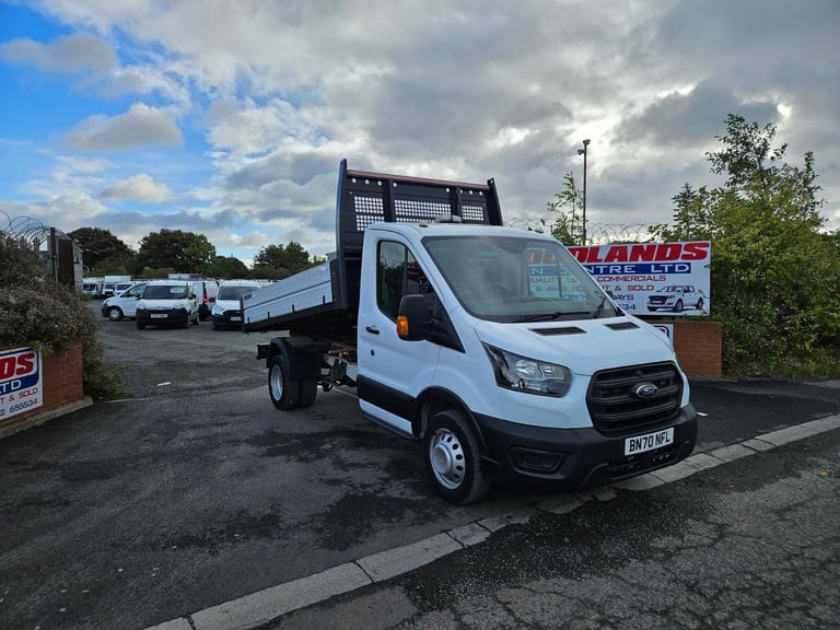 image for 2020 ON 70 PLATE FORD TRANSIT 350 LEADER 130BHP TDCI LWB TRW TIPPER PICK UP ULEZ
