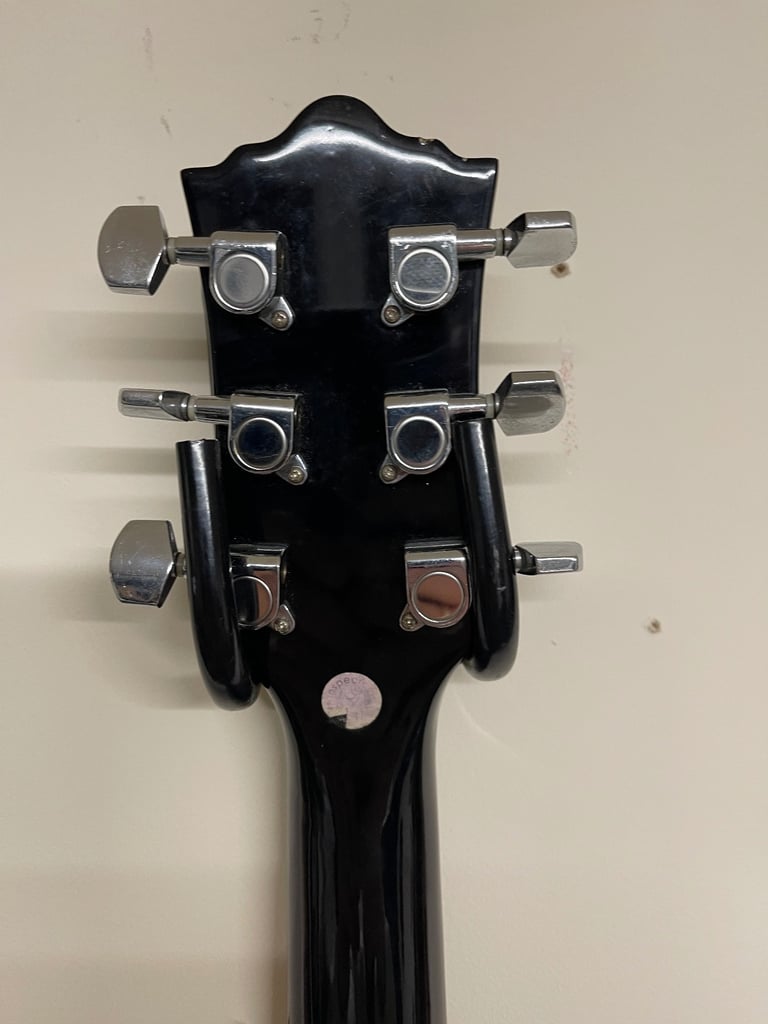 Tenson Black lp style rock electric guitar 4/4 Right Handed 6 String