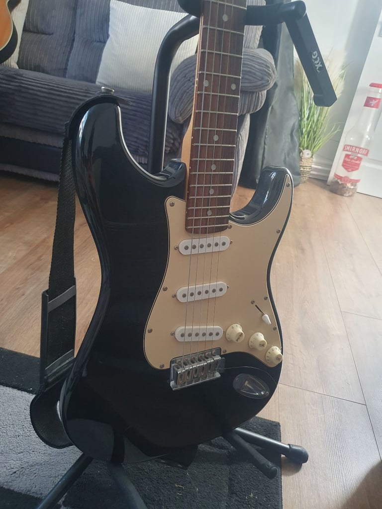 Fender squire strat electric guitar 