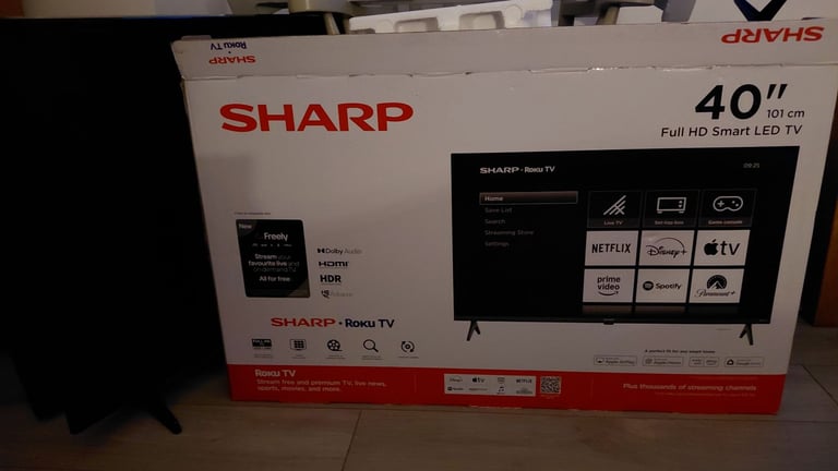 Sharp 40 inch smart brand new 