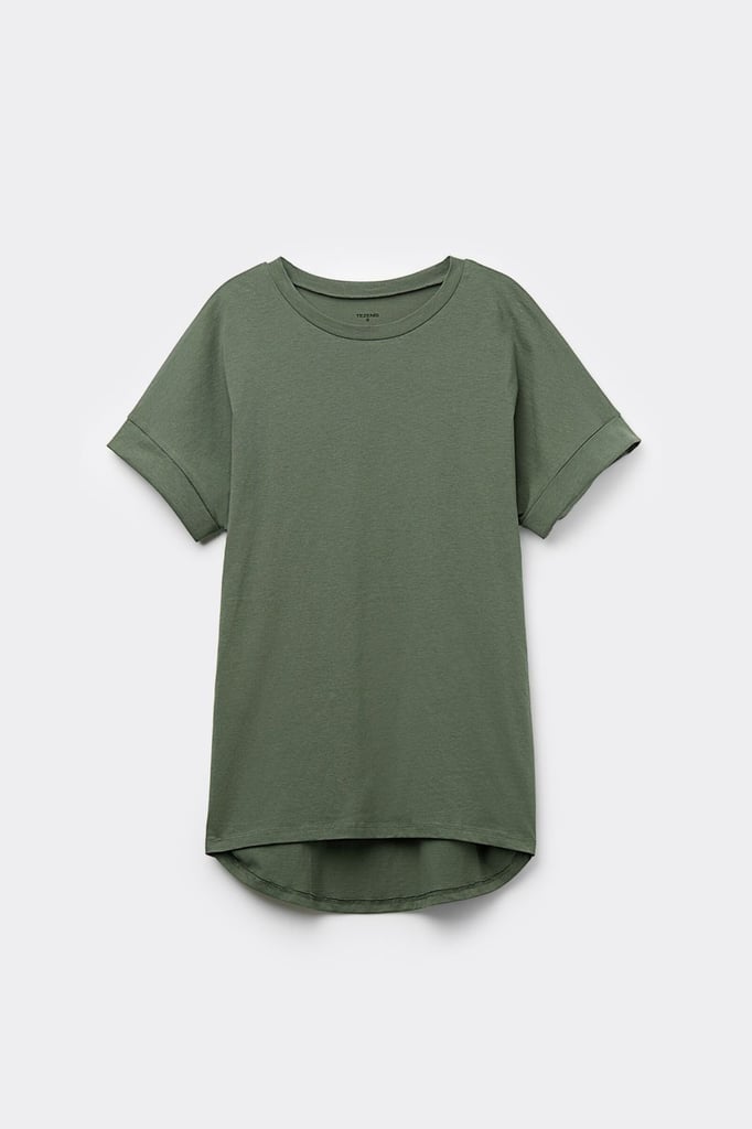 image for BRAND NEW WITH TAGS Cotton T-Shirt with Kimono Turn-Up