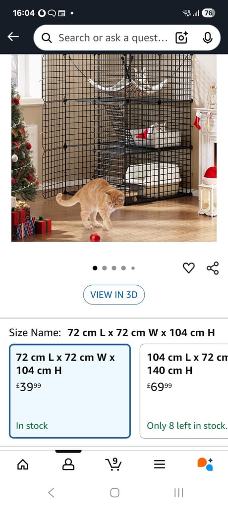 Small/Medium animal cage