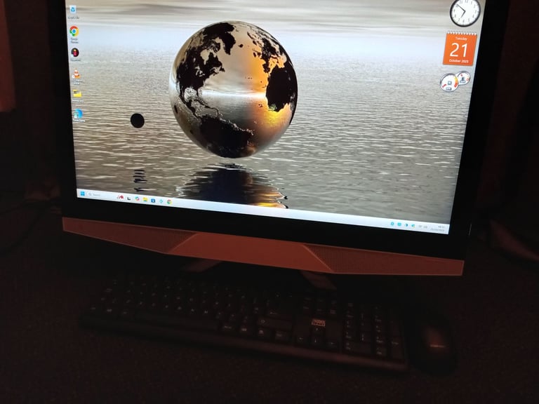 stunning touch screen all in one from lenovo - win11 - i5 6th - wifi - bluetooth 