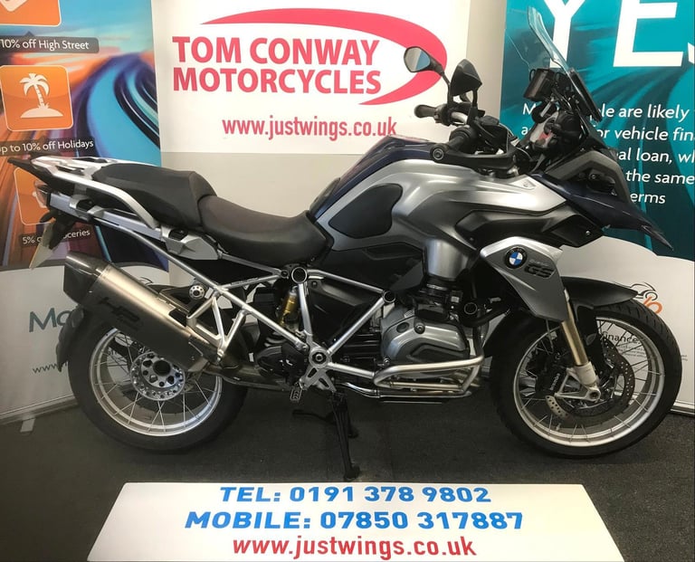 BMW R1200 GS-TE, 2015(65), 24,895 MILES, FSH, AKROPOVIC, SPOKE WHEEL, £6695