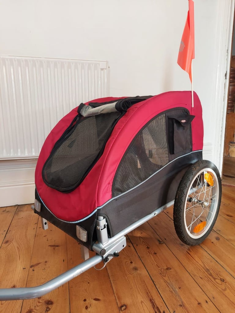 Dog bike trailer