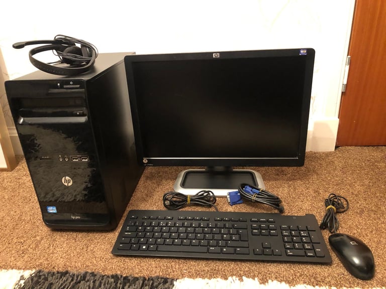 image for HP Pro Desktop PC & Monitor