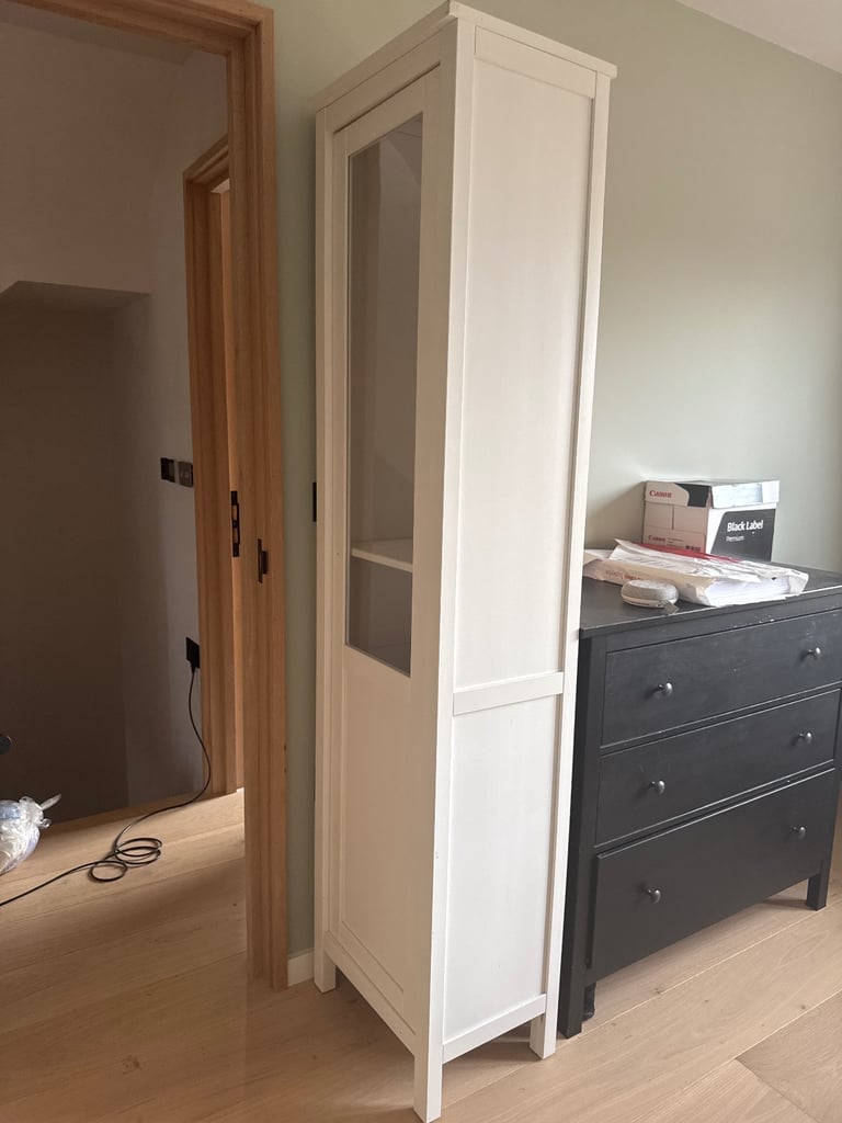 FREE – IKEA HEMNES Tall Glass-Door Cabinet 