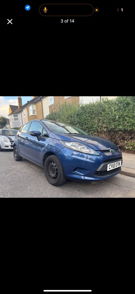 Ford, FIESTA, Hatchback, 2010, Manual, 1242 (cc),5 doors - Image 2