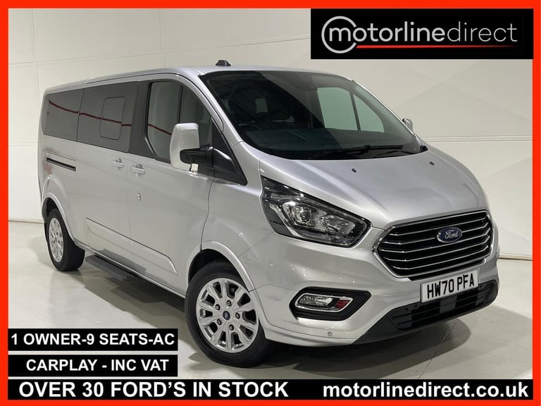2020 Ford Tourneo Custom 2.0 320 EcoBlue Titanium Minibus Double Cab 5dr Diesel Auto L2 Euro 6 (s...