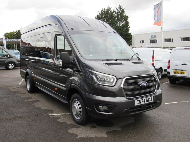 2024 Ford Transit 460 EcoBlue Limited 17 SEATER MINIBUS 165 BHP SAT NAV CAMERA H-SEATS HUGE S Min...