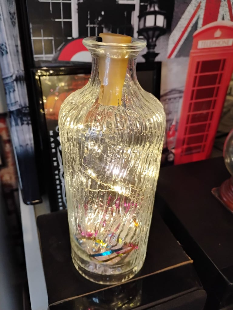 image for Small clear beautiful bottle light 