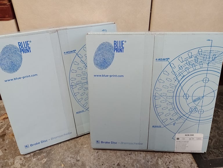 image for Jaguar XF/XE new unused boxed pair of Blueprint front brake discs 