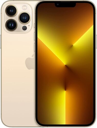 Brand New Boxed Gold Apple iPhone 13 Pro Max Rare 1TB Storage Unlocked All Networks 4K at 60 fps