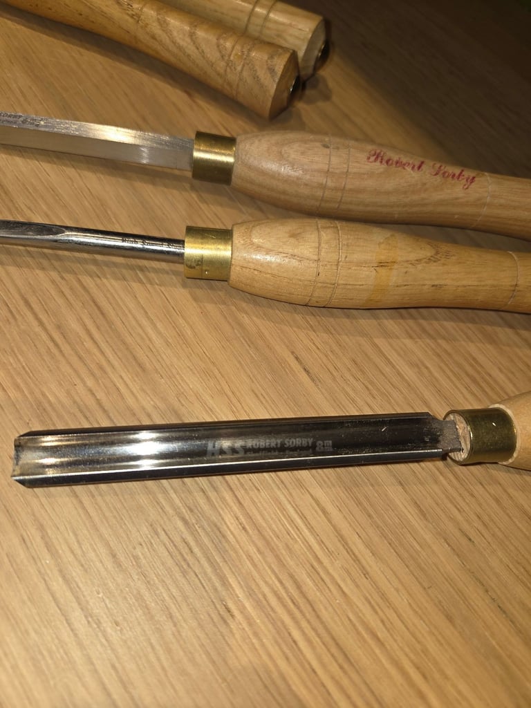 Robert sorby micro  woodturning chisels lathe wood turning