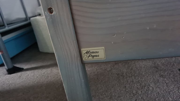 Mammas and Pappas original cot and bedding 