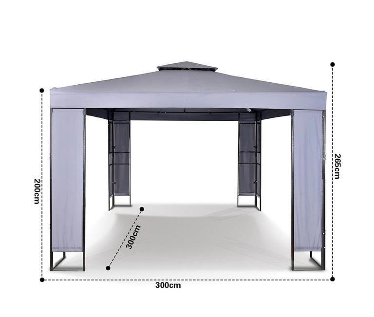 3m x 3m Garden Gazebo *new*