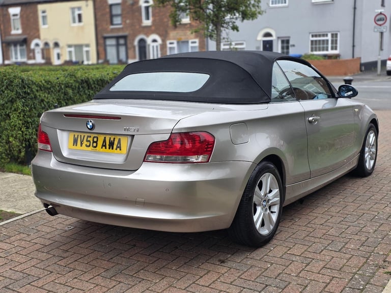 2008 BMW 1 Series 2.0 118i SE Euro 4 2dr CONVERTIBLE Petrol Manual