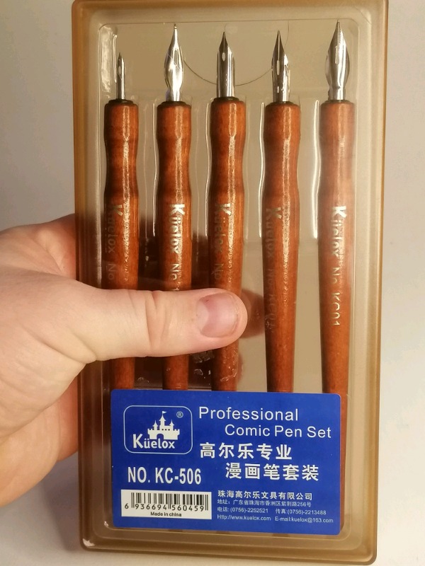 image for 5-Piece Comic Pro Anime Nib Professional Drawing Kit Tools Set . 