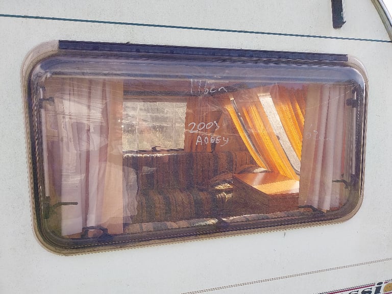 2003 Abbey caravan side window 