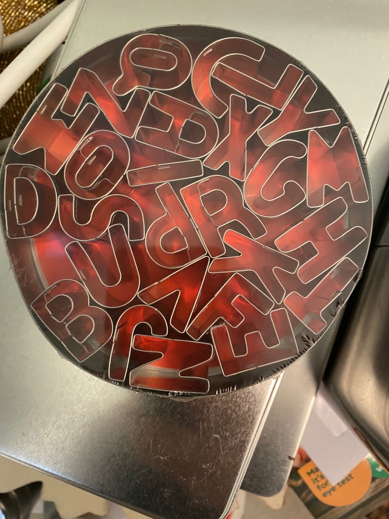 image for Alphabet icing / cake cutters 