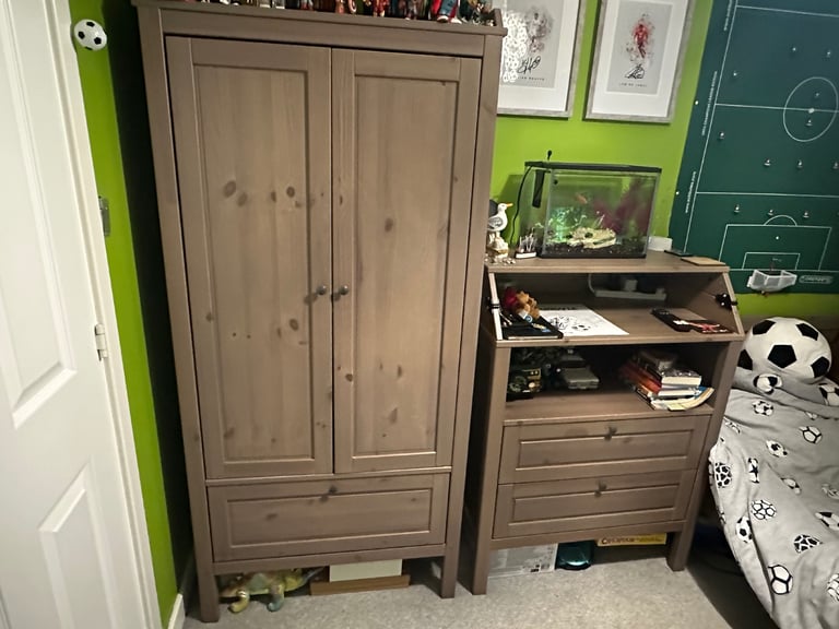 image for IKEA  SUNDVIK Kids Wardrobe and Drawers 