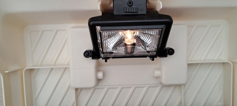 LLOYDS PHARMACY FIRST AID MEDICINE BOX.WITH TORCH AND LIGHT INSIDE AS NEW