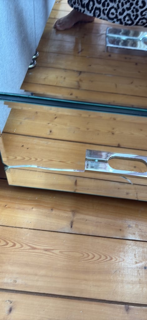 Next mirrored drawers