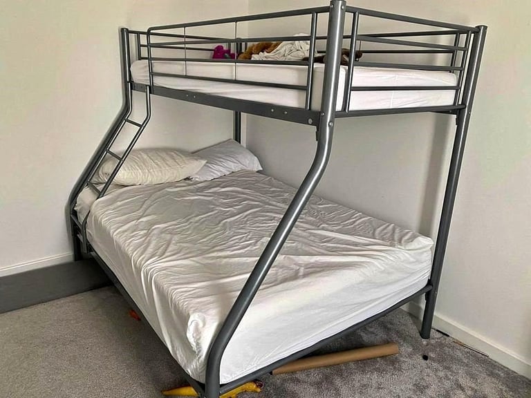 Silver Metal bunk bed frame in Northolt, London Gumtree