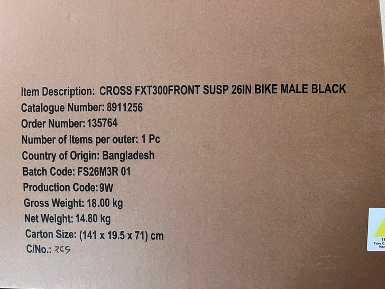 Cross FXT300 26" Inch Wheel Men's Mountain Bike