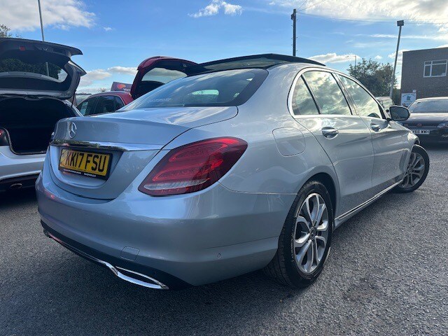 2017 Mercedes-Benz C-Class 2017 17-Reg Mercedes C220d Sport Premium 9G-Tronic Auto,BIG SPEC,PAN R...