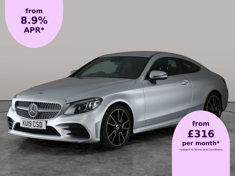 image for 2019 Mercedes-Benz C Class 2.0 C300 AMG Line (Premium) Coupe 2dr Petrol G-Tronic+ Euro 6 (s/s) (2...