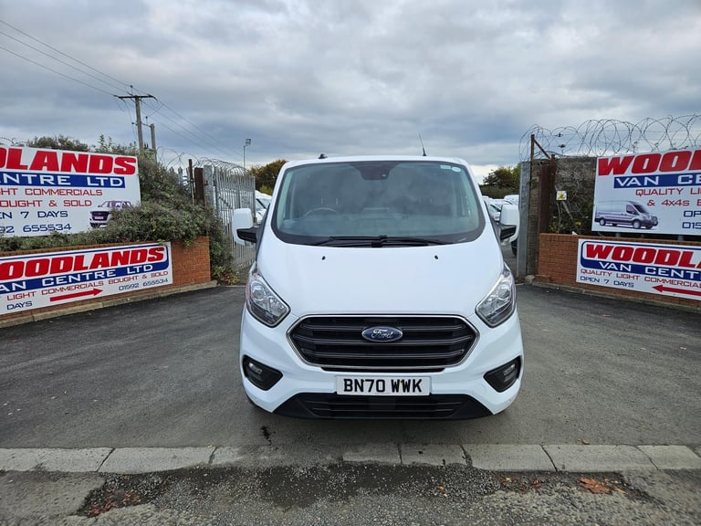 2020 ON 70 PLATE FORD TRANSIT CUTOM 320 130BHP LIMITED CREW VAN ULEZ FREE ZONE