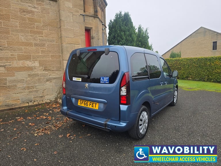 2016 Peugeot Partner Tepee 1.6 BlueHDi 100 Allure = Wheelchair Accessible Vehicle / Wav MPV Diese...