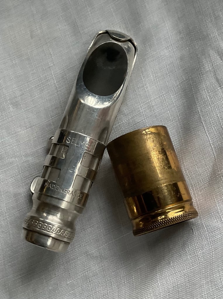 KIEWORTH 'NEW KING' TENOR SAXOPHONE SERIAL NO. 28205 + SILVER SELMER MOUTHPIECE + CASE